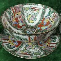 کاسه بشقاب مرغی قدیمی