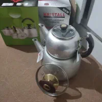 کتری وقوری وقندان سه تیکه نو نو بدون استفاده