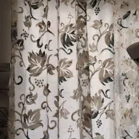 پرده  آشپزخانه و در بالکن