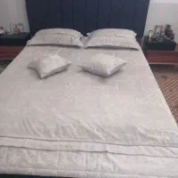 فروش تخت دونفره باروتختی وتشک طبی درحدنو