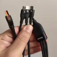 کابل شارژ USB باسئوس ۱۰۰ وات سه خروجی