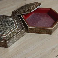 جعبه خاتم کاری جواهرات
