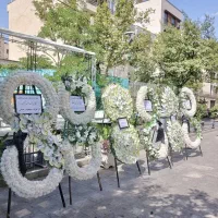 راننده وانت همراه با خودرو جهت حمل تاج گل