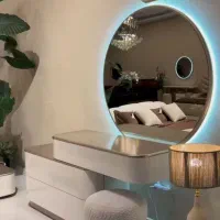 ست شلف و اینه و صندلی باکسی و ماه مینیمال