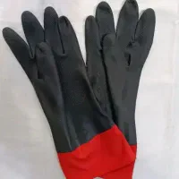 دستکش لاستیکی دولایه