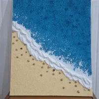 تابلو دکور‌اکتیو با خمیر تکسچر