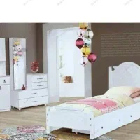 تخت و سرویس خواب میز ال غزال تولید و پخش چکی
