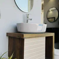 زیباترین ست‌های کابینت و روشویی با طراحی اختصاصی.