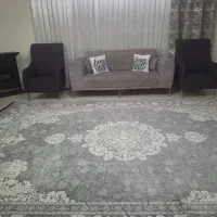 یک عدد فرش ۱۲ متری پتینه نقش برجسته در حد نو