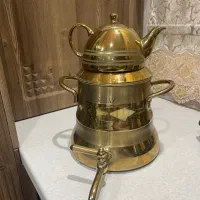 کتری قوری نزاز طلایی