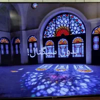تلویزیون led ۵۰ اینچ اسنوا پنل ضربه خورده