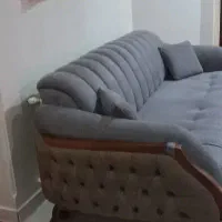 کاناپه، سه نفره تخت خواب  شو، جنس خوب.