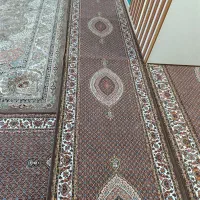 فرش کناره ۷۰۰شانه تراکم ۲۴۰۰ زمینه گردویی