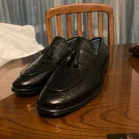 کفش کالج مردانه چرم نو