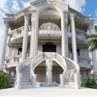 دیوار چینی.سفت کاری.سنگکاری. پله و نرده سنگی