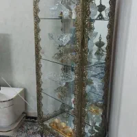 بوفه برنجی و ساعت برنزی