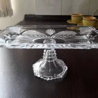 ظرف پایه دار کریستال