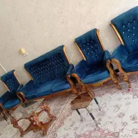 مبل نه نفره سلطنتی درحدنو با میز مبلمان راحتی