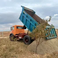 ماسه شن آجر سنگ خاک(لودر و کمپرسی)