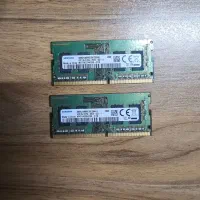 دو عدد رم 4 گیگ 2666 DDR4 samsung برای لپ تاپ