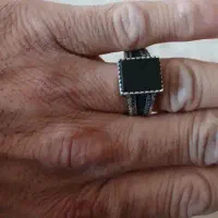انگشتر نقره دو عدد