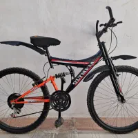 دوچرخه ۲۶ دنده ای کمکدار  تمیز و مرتب