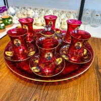 استکان نعلبکی سرویس شاه عباسی قوری