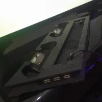 پایه فن دار ps4 slim همراه شارژر