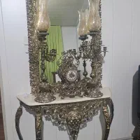 آینه شمعدان برنجی