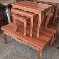 جلو مبلی و عسلی تارا چوب در فروشگاه چوبکده اهورا