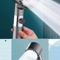 سردوش حمام 4 حالته سیلیکونی افزایش فشار آب