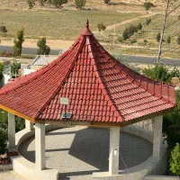 آلاچیق سفال سقف شیبدار ورق سقف کاذب روف تایل