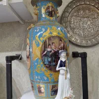 گلدان کنار سالنی چینی ۶۰ سانتی در ۳ طرح