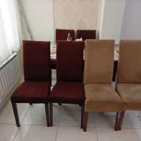 مبل طرح چستر 7نفره و صندلی ناهار خوری