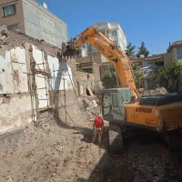 تخریب وخاکبرداری،دیوار اپن شومینه سقف کف