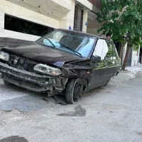 پراید مدل ۹۸ تصادفی