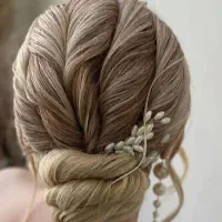 شینیون تمیز و ظریف برای مراسم