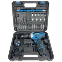 دریل شارژی ویوارکس دو باتری و ابزار مدل VR12V-2A