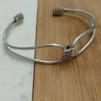 دستبند دست ساز نقره