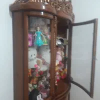 بوفه چوبی دوتکه