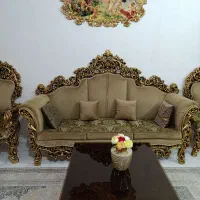 مبلمان سلطنتی پنجه شیری  چوب راش جذاب