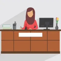استخدام منشی و همکار خانم