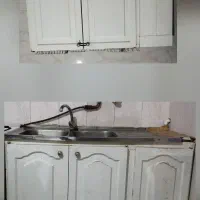کابینت فلزی زیر سینک آبچکان وسینک ۲لگن