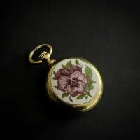 ساعت جیبی روکش طلا سوییسی