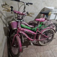 دوچرخه سایز ۲۰ درحد نو صورتی