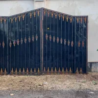 درب آهنی دو عدد یکی نفر رو یکی ماشین رو