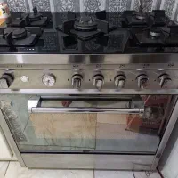 اجاق گاز ۵ شعله ایتالیایی شیشه