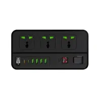 چند راهی برق تایمر دار اورجینال کابل 2 متر(گارانتی