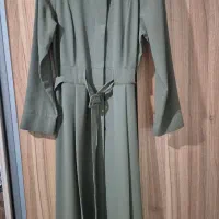 مانتو تابستونی خنک سبز سدری سایز ۴۲