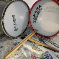 پک اقتصادی طبل ارتشی Yamaha و طبل بیس premier